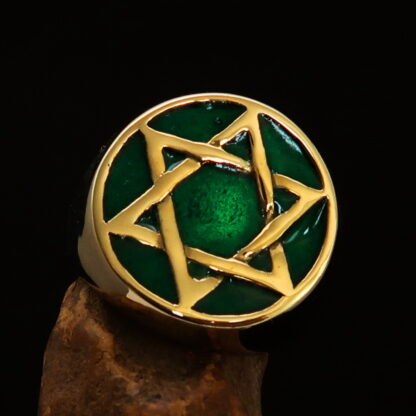 jewish star of david ring