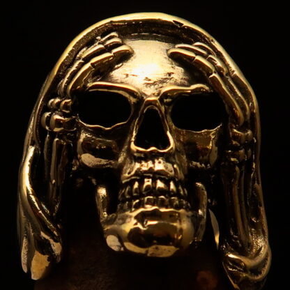 Grim Reaper Hear no evil Ring