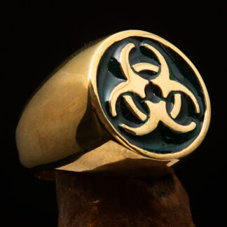 Toxic Waste Symbol Ring