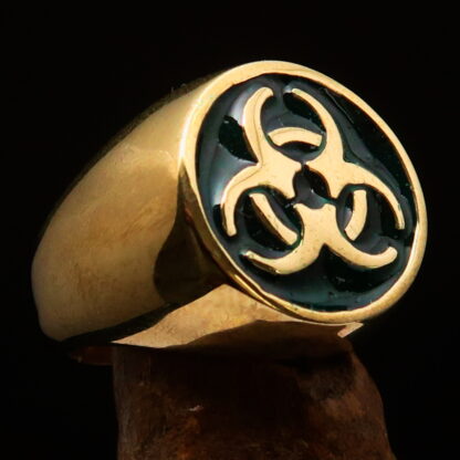 Toxic Waste Symbol Ring