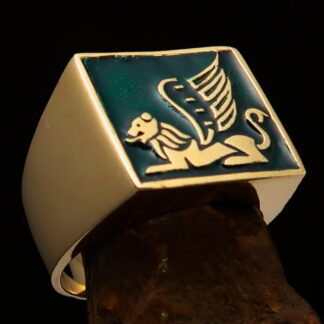 Winged Lion Ring