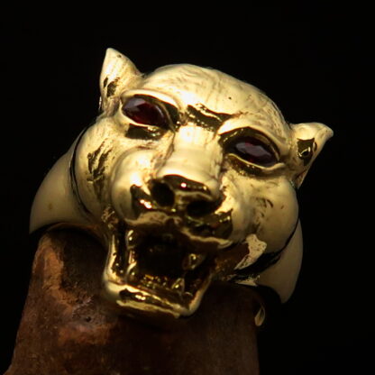 Cougar Head Ring