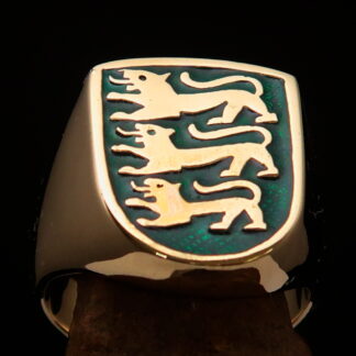 Three Lions Seal Ring