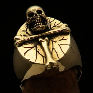 Rest in Peace Skull Ring