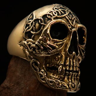 Runes Skull Ring