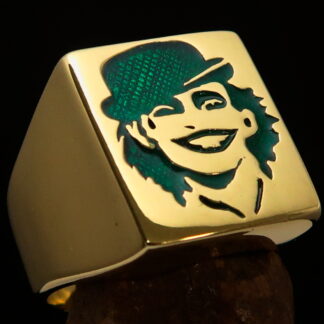 Green Joker Harlequin Ring