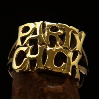 Party Chick two Word Statement Ring