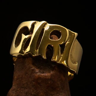 Girl one Word Ring