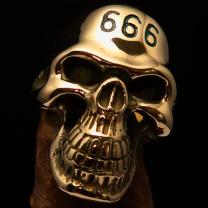 Phantom Skull 666 Ring