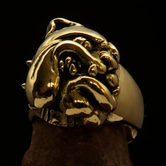 Bulldog Mens Ring