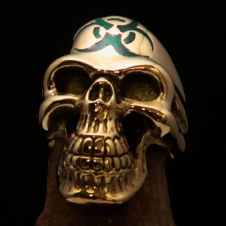 Biohazard Skull Ring