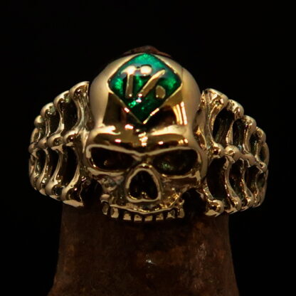 One Percent 1% Skull Ring