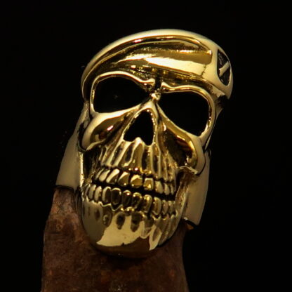 Army Officer Skull Ring